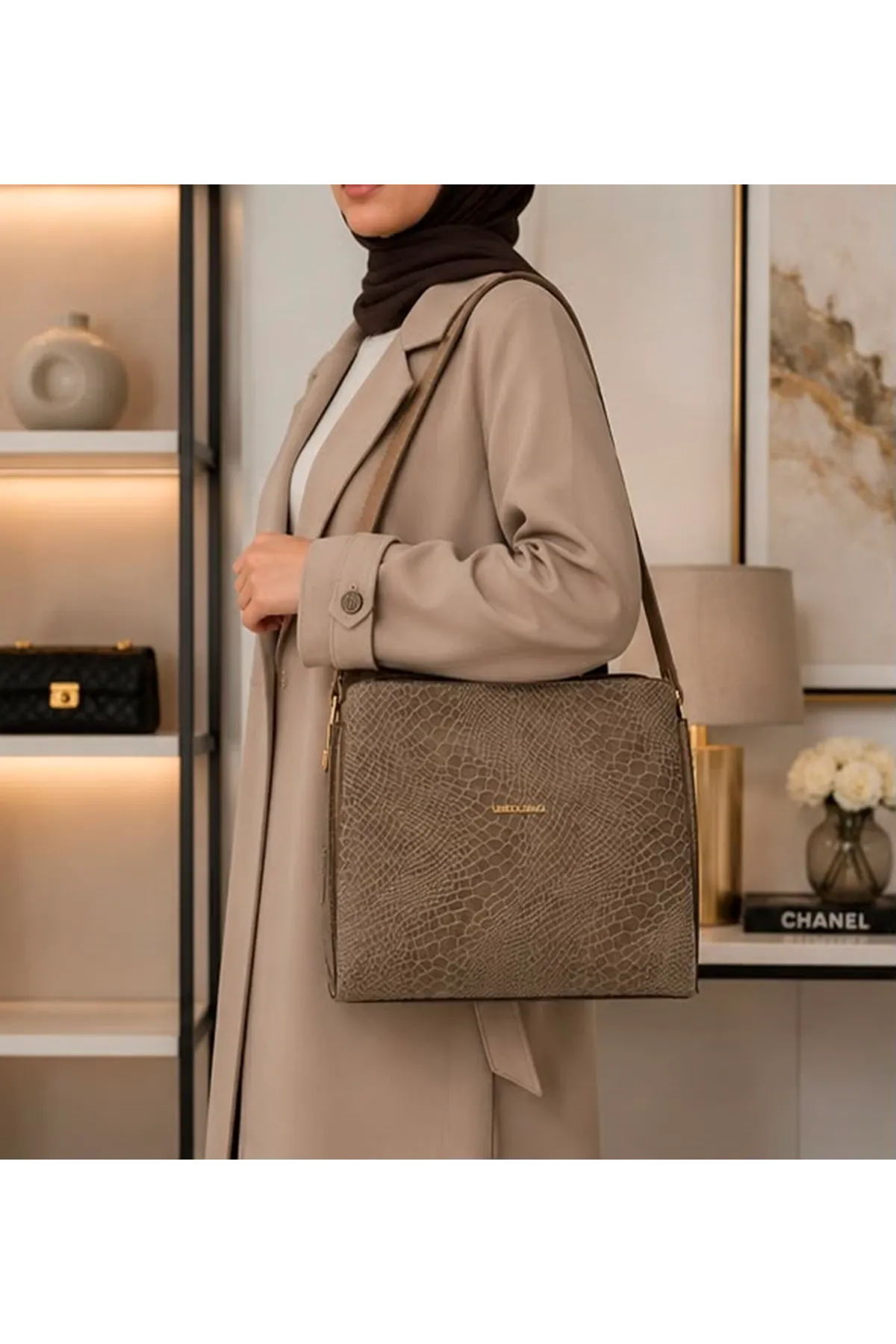 Unıty Bag Noır - Vizon