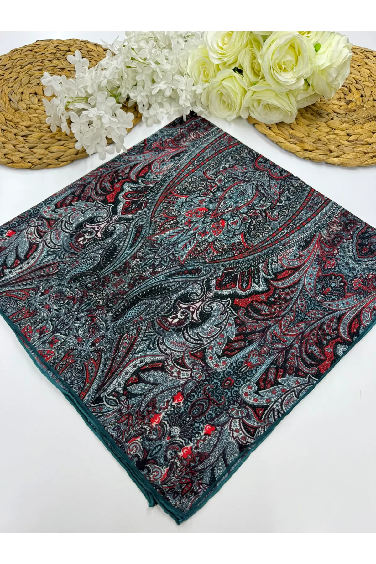 Etnik Desen Soft Eşarp Kod : 5252
