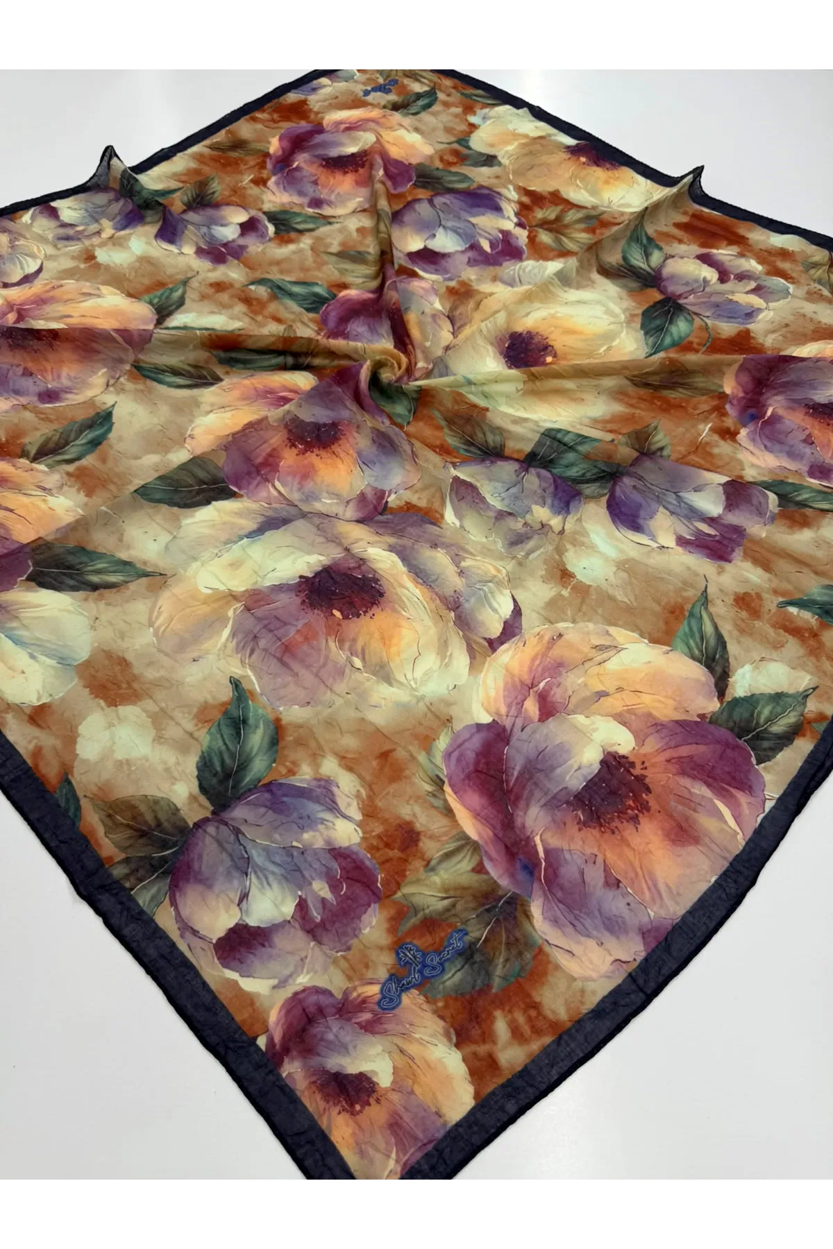 Gül Desen Kraş Eşarp