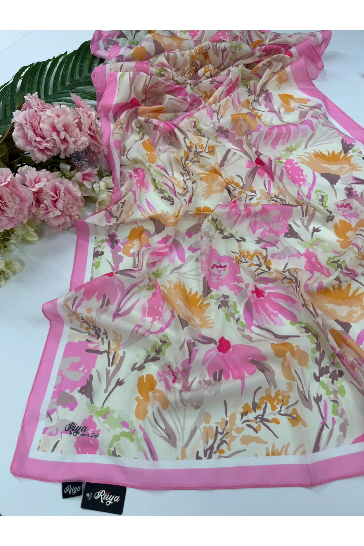 Rüya  Flora Desen Aura Soft Şal