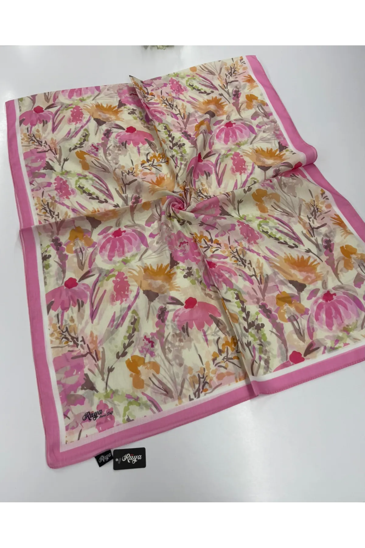 Rüya  Flora Desen Aura Soft Şal