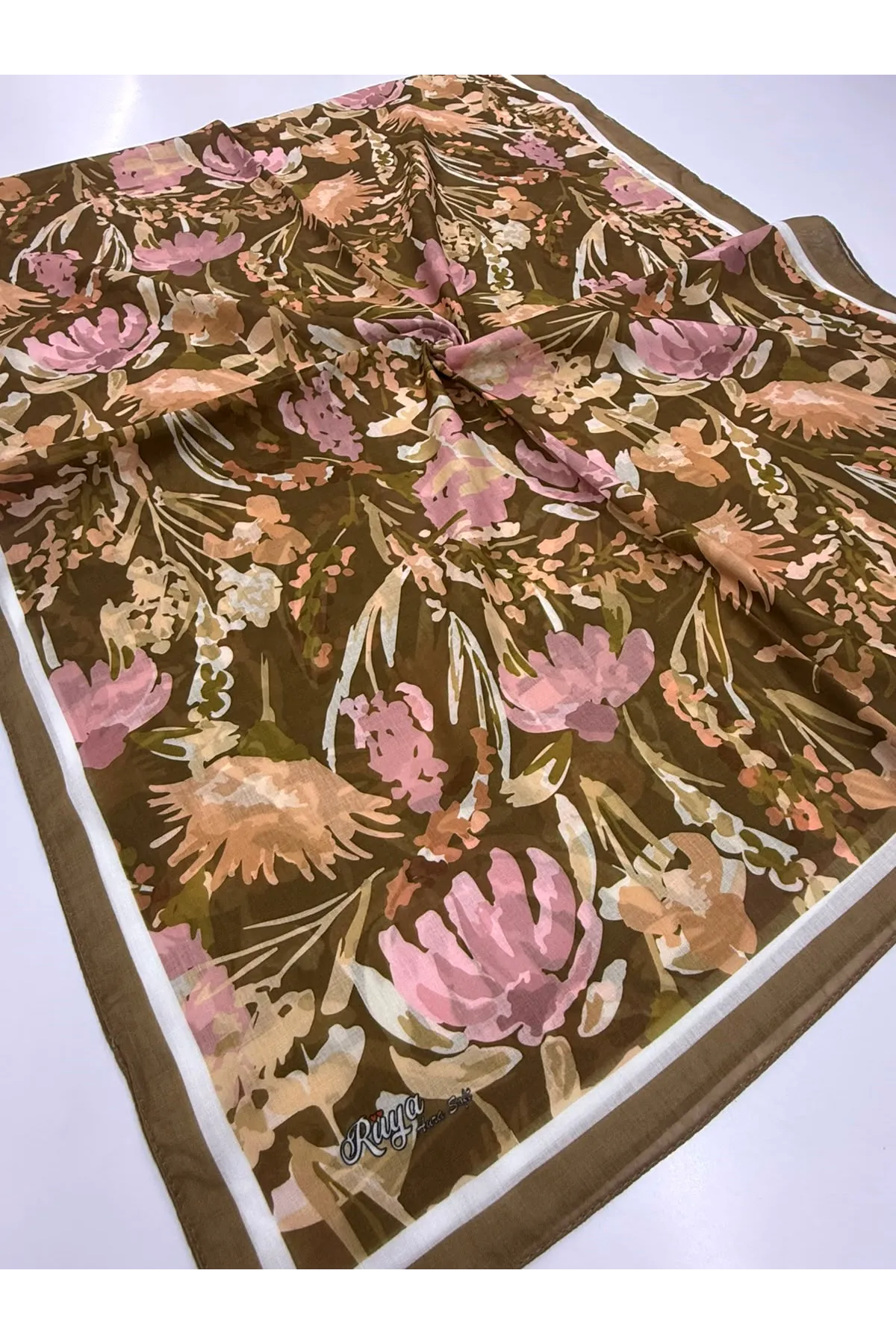 Rüya  Flora Desen Aura Soft Şal