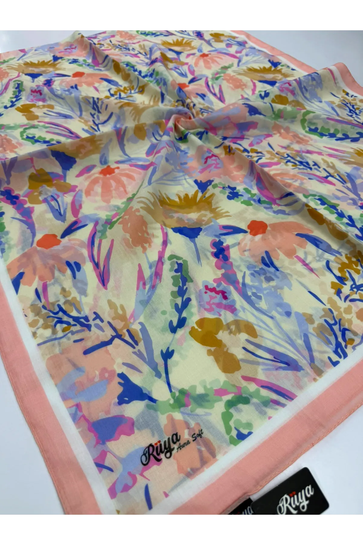 Rüya  Flora Desen Aura Soft Şal