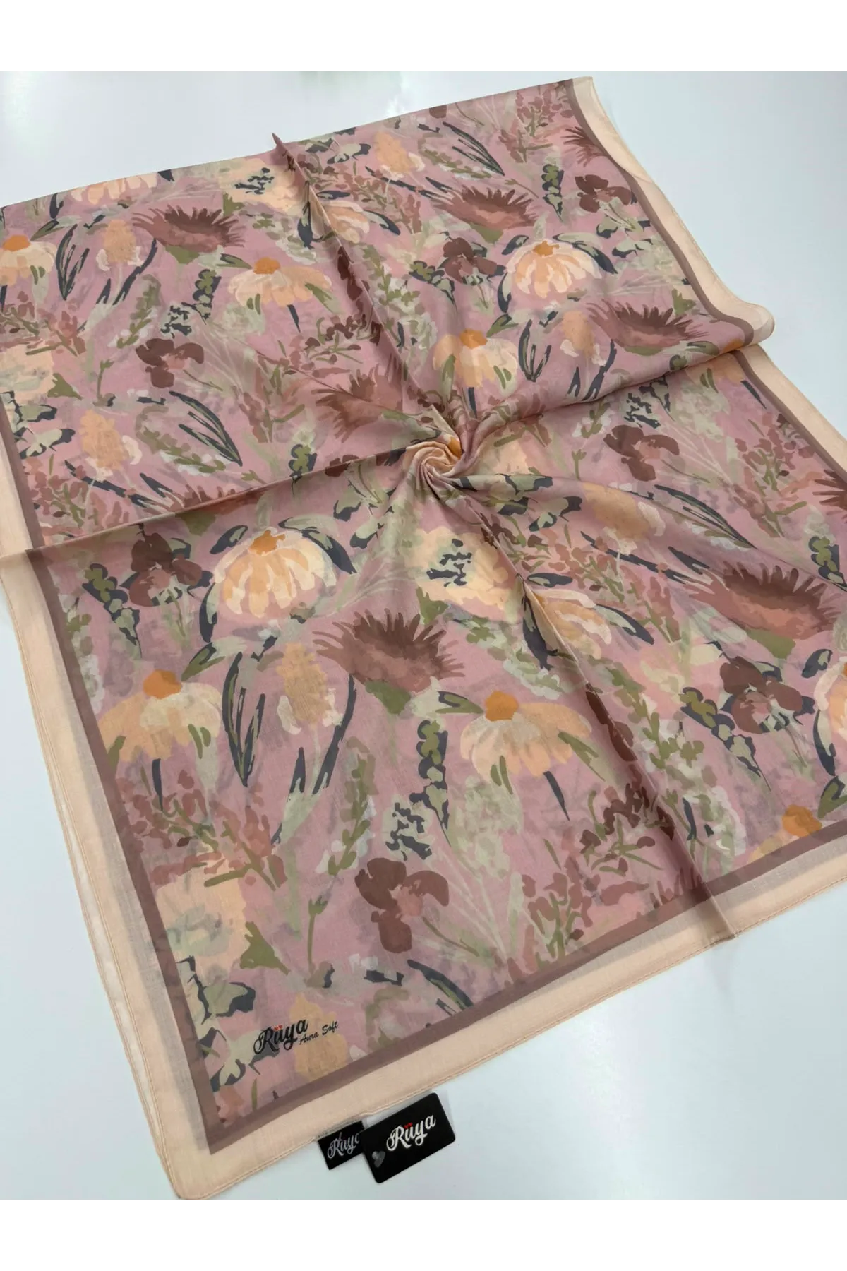 Rüya Flora Desen Aura Soft Şal