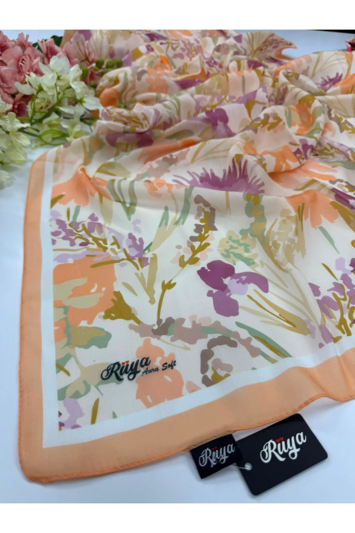 Rüya Flora Desen Aura Soft Şal