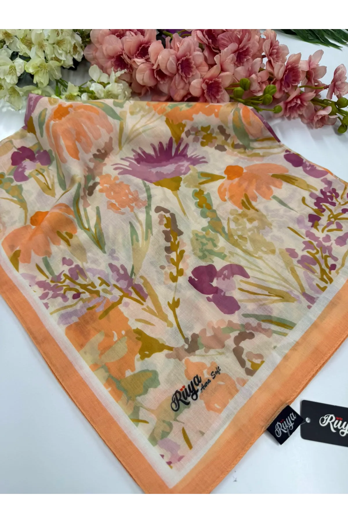Rüya Flora Desen Aura Soft Şal