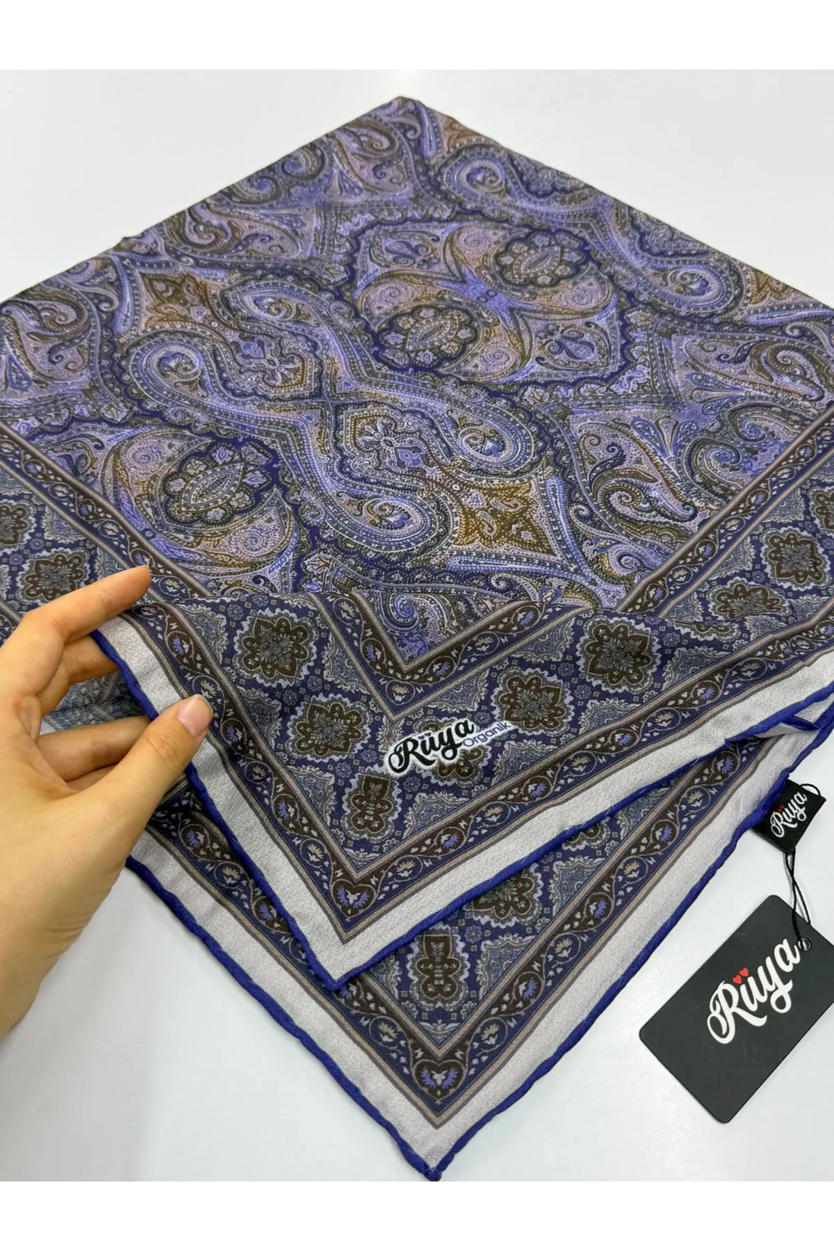 Rüya Organik (Fresh) Eşarp (Lila)