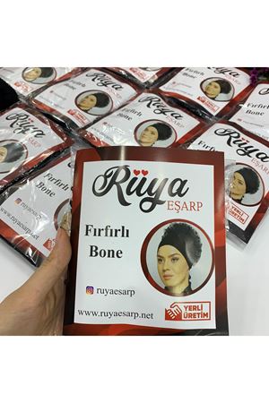  Fırfırlı Bone (Topuzlu)