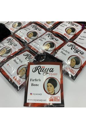  Fırfırlı Bone (Topuzlu)