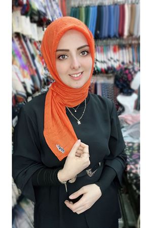 Bambu Kraş Eşarp Oranje