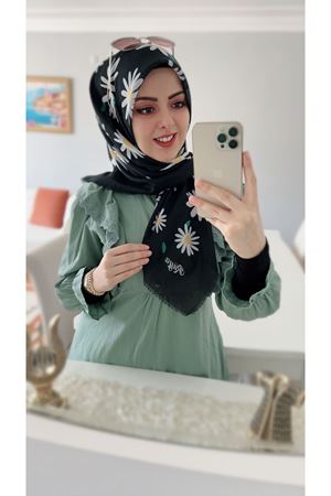 Rüya Koton Eşarp Papatya