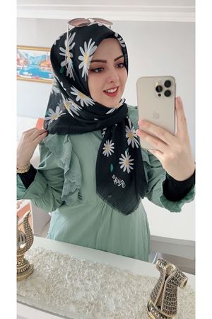 Rüya Koton Eşarp Papatya