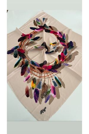 Rüya Koton Eşarp Tüy Desen