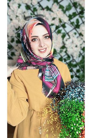 Rüya Koton Eşarp Tüy Desen 2