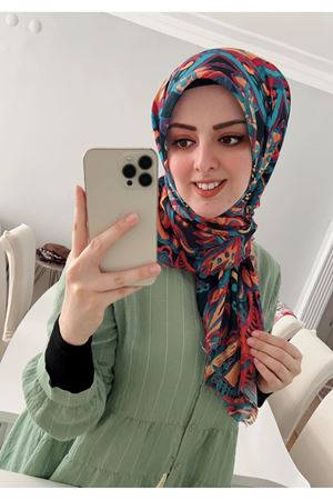 Rüya Koton Eşarp Rengo Modeli