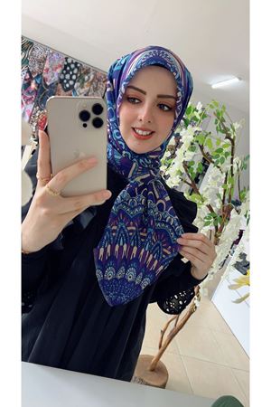 Rüya Koton Eşarp Mandala