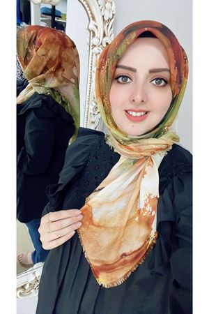 Rüya Koton Eşarp Yağmur