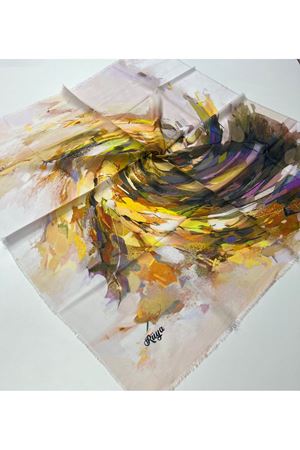 Rüya Koton Eşarp Sarı Galaksi 