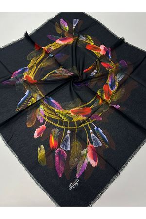 Rüya Koton Eşarp Tüy Desen 