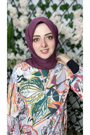 Bambu Kraş Eşarp Vişne