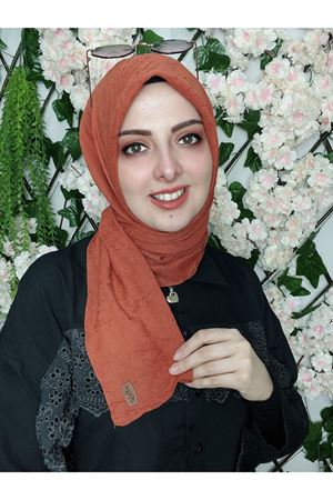 Bambu Kraş Eşarp Kiremit