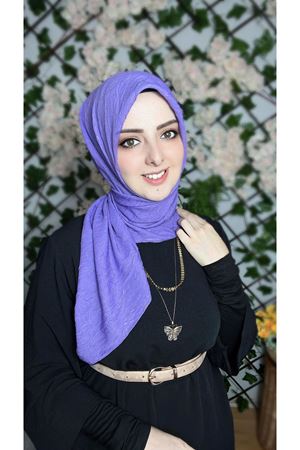 Bambu Kraş Eşarp Menekşe