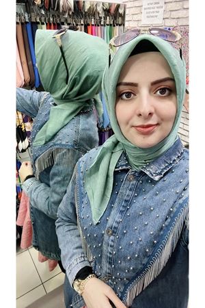 Bambu Kraş Eşarp Mint