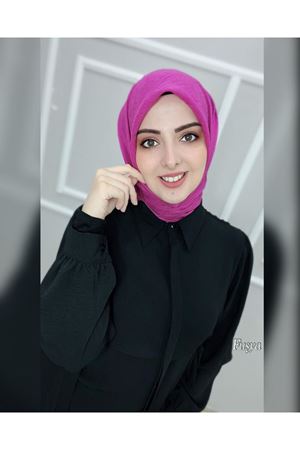 Bambu Kraş Eşarp Fuşya