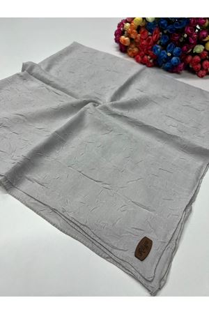 Bambu Kraş Eşarp Açık Gri