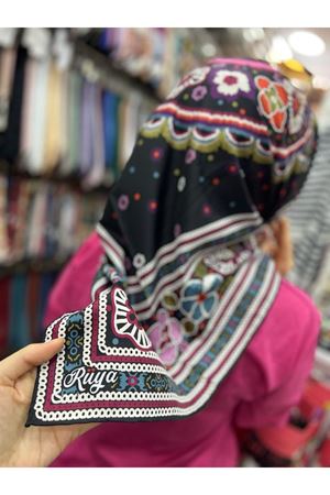 Rüya Çiçek Desen Twill Eşarp Kod: 6767