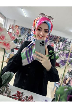 Rüya Koton Eşarp Yıldız