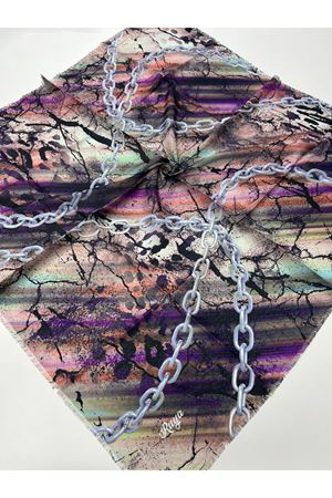 Rüya Koton Eşarp Renkli Zincir