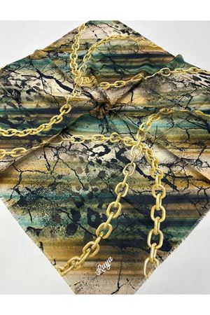 Rüya Koton Eşarp Yeşil Zincir