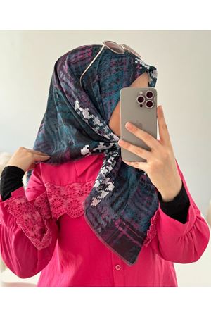Rüya Koton Eşarp Desenli Kazayağı 