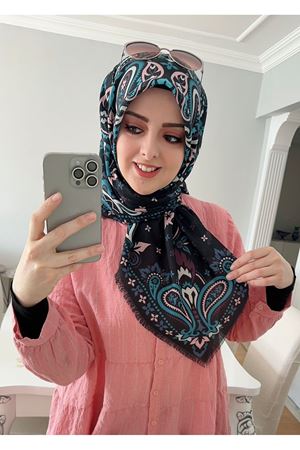 Rüya Koton Eşarp Şalis Desen