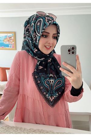 Rüya Koton Eşarp Şalis Desen