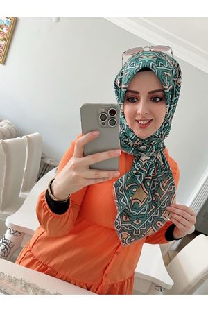 Rüya Koton Eşarp Motif Desen