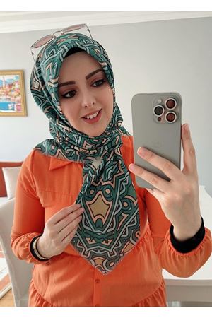 Rüya Koton Eşarp Motif Desen