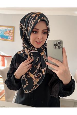 Rüya Koton Eşarp Sarı Zincir