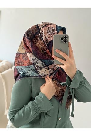 Rüya Koton Eşarp Karedönence Modeli