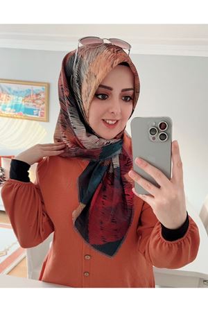 Rüya Koton Eşarp Karalama Model