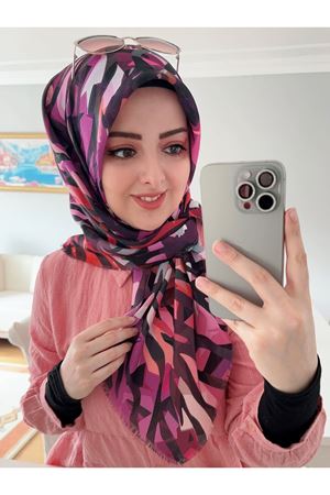 Rüya Koton Eşarp Çizgisel Zebra 