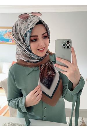 Rüya Koton Eşarp İzel Modeli