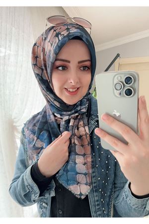 Rüya Koton Eşarp Miran Modeli