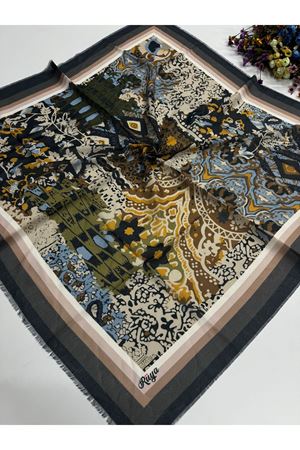 Rüya Koton Eşarp Mavera Modeli