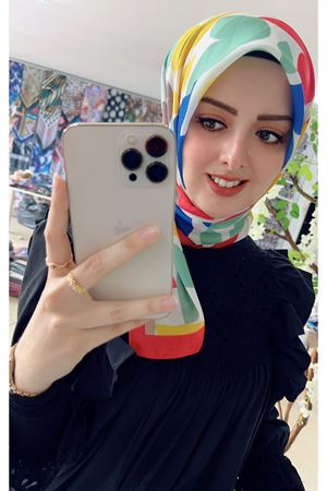 Valens Soft Eşarp Lale Modeli 