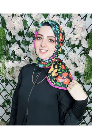 Valens Soft Eşarp Çiçek Modeli 