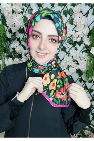 Valens Soft Eşarp Çiçek Modeli 