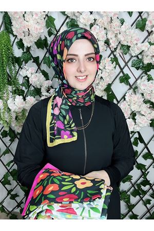 Valens Soft Eşarp Çiçek Modeli 