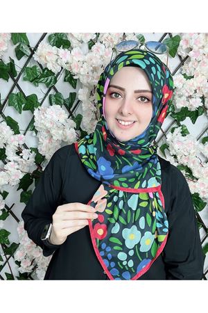 Valens Soft Eşarp Çiçek Modeli 